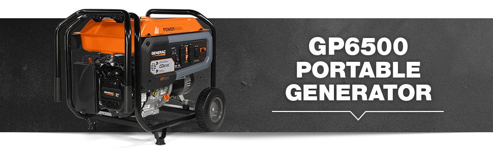 Generac 7683 GP6500 Portable Generator