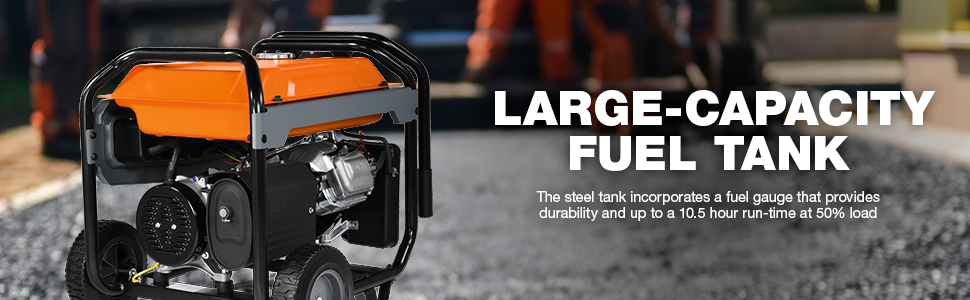 Generac 7683 GP6500 Large-Capacity Fuel Tank