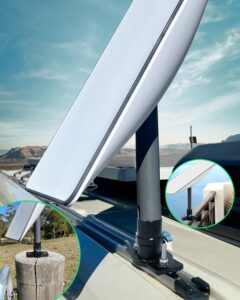 Starlink Roof Rail Mount + Starlink RV Flag Pole Mount