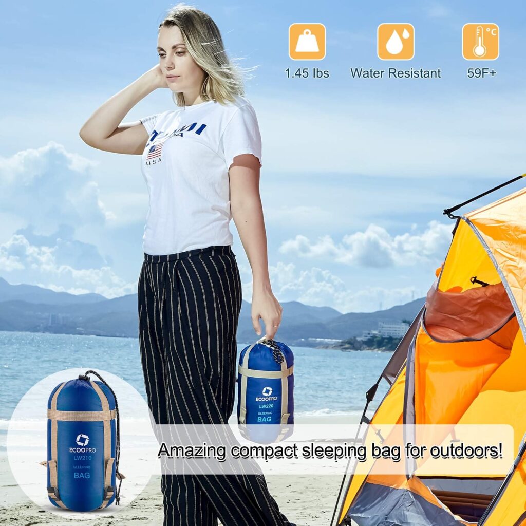 ECOOPRO Warm Weather Sleeping Bag