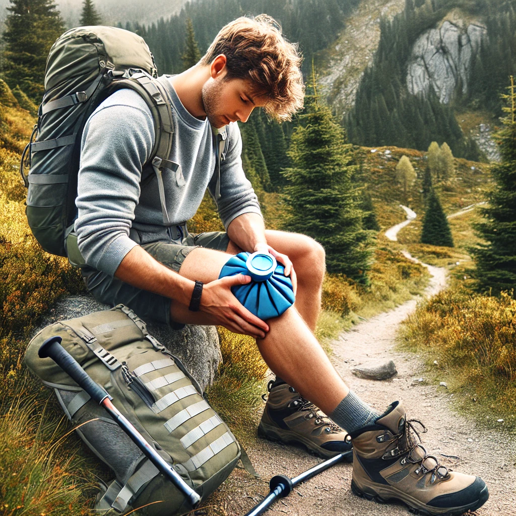 Reusable ice pack for pain relief | Cold therapy for hikers and adventurers.