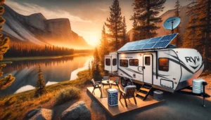 Off-Grid RVing Freedom in Nature with Solar Power
